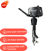 Qualité industrielle Yamaha Enduro 5 Hp Moteur hors-bord Nouvel état Essence Carburant pour bateau en caoutchouc
