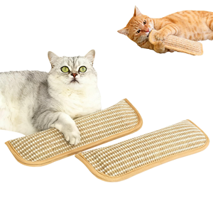 Tapis à gratter pour chat en sisal écologique Yun, coussin moderne pour animaux de compagnie, jouet à mâcher couleur menthe pour chats et chiens – Grande Vente - Product Image 1