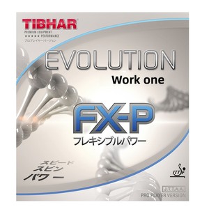 Revêtement de <span class=keywords><strong>raquette</strong></span> de tennis de table <span class=keywords><strong>Tibhar</strong></span> FX-P Evolution - Design haut et droit, anti-adhérent, pour vitesse, rotation et puissance - Product Image 1