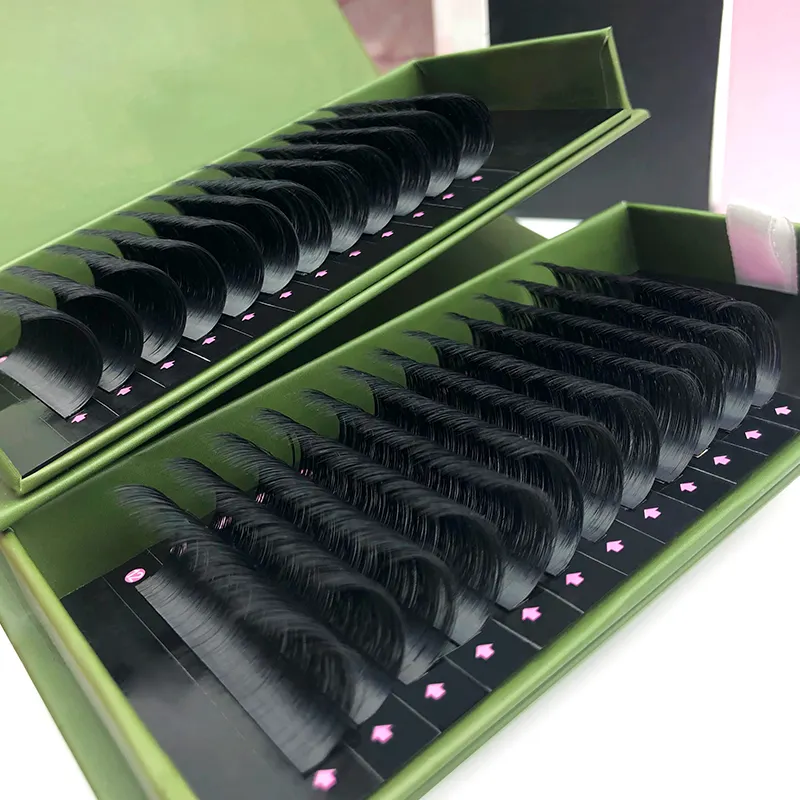 Extensions de cils individuelles en cachemire Extensions de cils en cachemire Mega Volume Lash Trays Extensions de cils en cachemire moelleux