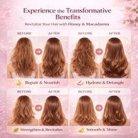 Ensemble Shampooing et Après-Shampooing Fleur de Cerisier Hydratant Lissant Nourrissant Huile d'Argan Macadamia Fabricant OEM Marque Privée