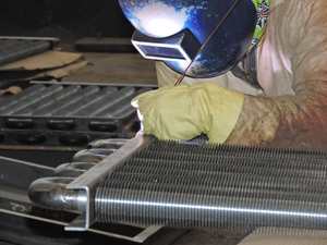 Échangeur de chaleur eau-air de taille standard avec ventilateur pour serre, type évaporateur spirale IQF - Product Image 3