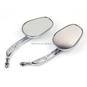Rétroviseur latéral de moto 8 mm pour Harley Road King Touring XL 883 Sportster <span class=keywords><strong>Fatboy</strong></span> Dyna FXDF FLSTF Softail Springer - Product Image 3
