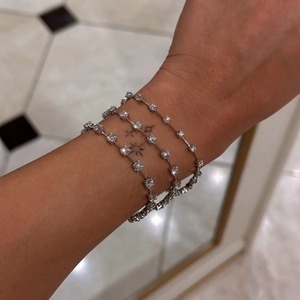 Pulseras Flotantes de Diamantes de Oro Sólido de 14k y 18k, Joyería Fina de Lujo, Redondas, Cultivadas en Laboratorio, Estilo Tenis, Únicas, Minimalistas, para Uso Diario - Product Image 2