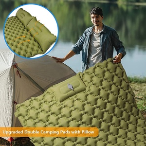 Matelas Gonflable Double IRONDONKEY pour Camping en Plein Air avec Pompe Intégrée, Matelas Étanche – Direct Usine - Product Image 3
