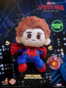 Boîte mystère Hot Toy Spider-Man <span class=keywords><strong>Venom</strong></span>, figurine en peluche, pendentif de collection, jouet, cadeau, échelle 1/6, emballage d'origine, unisexe, prise US/EU - Product Image 5
