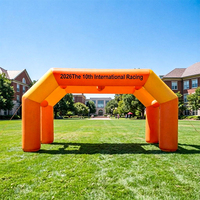 Arche gonflable personnalisée pour course en plein air, arche de départ/arrivée pour événement de marathon