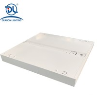 Lampe de plafond à grille T8, prix direct usine, 4x8W, forme rectangulaire, avec grille à lamelles, luminaire fluorescent
