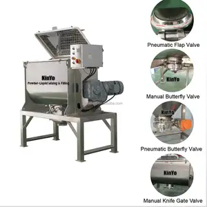 Kinyo 300L Glass-smooth Ribbon Blender Powder Mixer Food Mixer Stainless Steel All Cosmetic Mixer 5.5kw