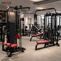 MRD-B1400-1 Equipo de Gimnasio Multifuncional Comercial de 5 Estaciones, Máquina de Entrenamiento de Fuerza Multifuncional para Gimnasio