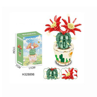 174PCS Succulent <strong>Building</strong> Blocks DIY Gothic Simulation Plant <strong>Bricks</strong> Educational Puzzle Toys for Adults Home Decor Model Type