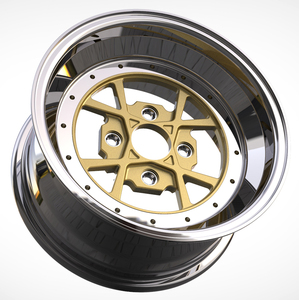 ล้อแม็กซ์ JDM แบบ 3 ชิ้น สไตล์ Bilbo Wheel Star Shark XR4 Long Champ Meister S1 3P <span class=keywords><strong>Watanabe</strong></span> ADVAN A3A MK I MK II ผลิตตามสั่ง - Product Image 2