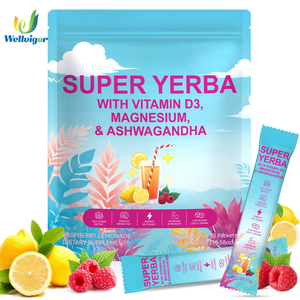 Apoya <span class=keywords><strong>la</strong></span> salud digestiva y mejora <span class=keywords><strong>la</strong></span> claridad mental Kit de <span class=keywords><strong>yerba</strong></span> mate para adultos con gestión de energía Polvo de té instantáneo - Product Image 1