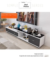Meubles de salon en promotion, table basse carrée de haute qualité, moderne, en verre blanc, prix bas, style luxe léger, avec grand rangement