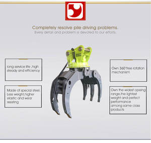 Насадка для экскаватора, гидравлический вращающийся Грейферный захват для древесины, Грейферный захват, стальной Грейфер для 10-25 т - Product Image 6