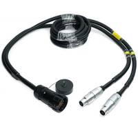 Câble répartiteur Socapex 19 broches double NL8 Speakon, 8 cœurs, pour distribution d'alimentation d'éclairage de scène, longueur personnalisée, audio professionnel XC2035JSH