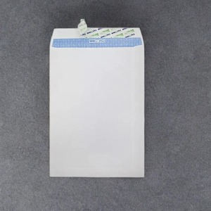 C5 6x9นิ้วที่กำหนดเอง OEM กระเป๋าธุรกิจซองได้รับการรับรอง pefc ซีลเปลือกพิมพ์ลับตัวเลือกสีขาวมาเลเซียคราฟท์ - Product Image 1