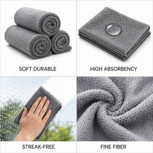 Paño <span class=keywords><strong>de</strong></span> <span class=keywords><strong>Cocina</strong></span> <span class=keywords><strong>de</strong></span> Microfibra Personalizado al por Mayor, Super Absorbente y Resistente al Aceite, para Limpiar Encimeras y Estufas - Product Image 2