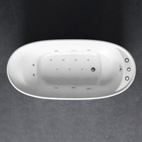 Baignoire de Massage en acrylique, Design élégant, baignoire à tourbillon et à jets d'air, Banheiras et hidrocailles, approuvé CE