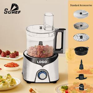 خلاط طعام كهربائي متعدد الوظائف بقوة 1000 واط مع خلاط عجين سعة 2.5 لتر للاستخدام المنزلي - Product Image 5