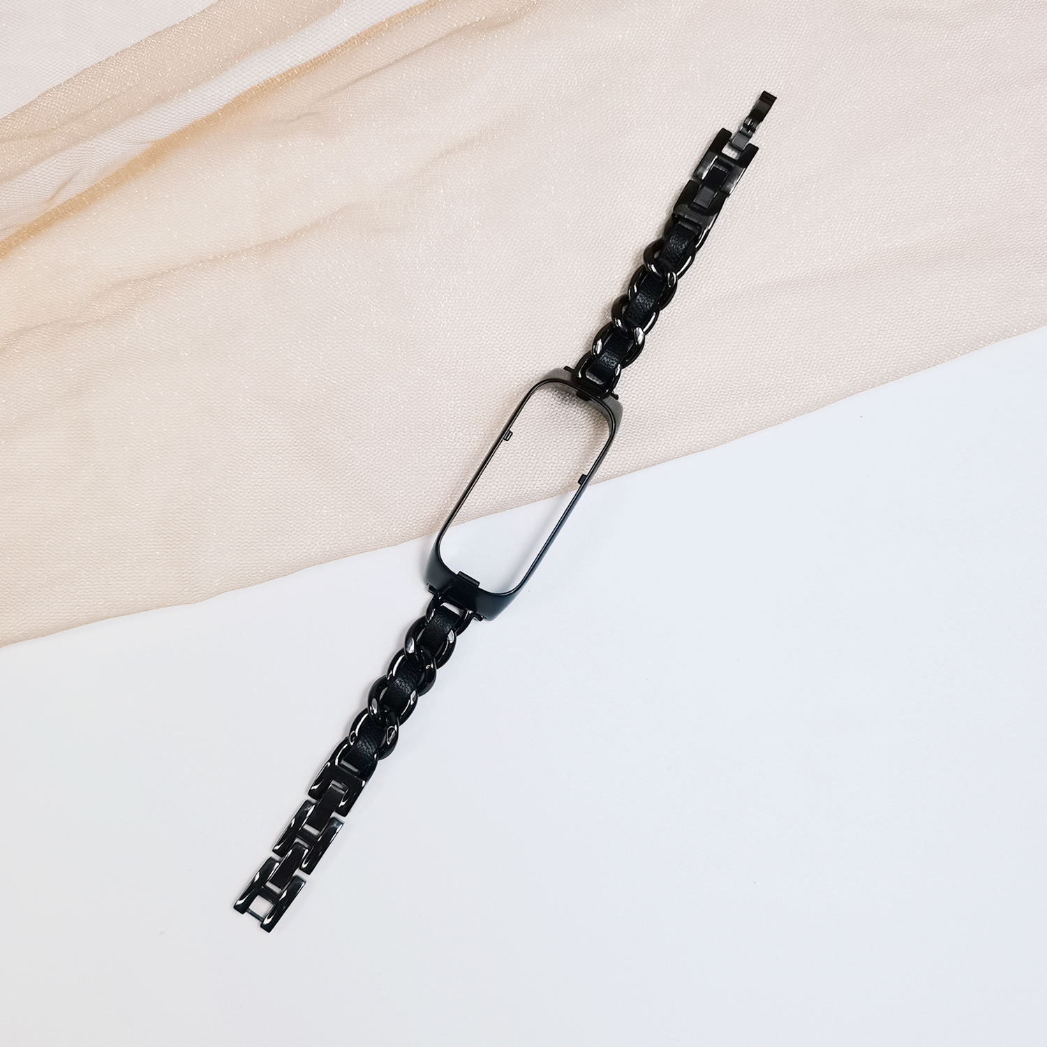 Black Band-Black Leather