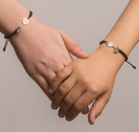 Couple sport cordon Bracelet nom gravé réglable noir corde noeud acier inoxydable Padel breloques Sport pendentif cadeau pour les Couples