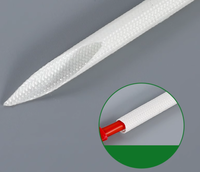 Protector de cable de sensor de nivel óptico de manga de fibra de vidrio recubierto de silicona de alta temperatura