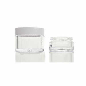 5ml 10ml 20ml 30ml 50ml 60ml 100ml 200ml <span class=keywords><strong>250ml</strong></span> 8oz <span class=keywords><strong>PS</strong></span> vật nuôi rõ ràng cơ thể chà container mỹ phẩm Kem lọ nhựa có nắp đậy màu đen - Product Image 4