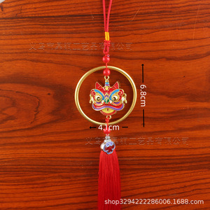 Accesorios <span class=keywords><strong>de</strong></span> estilo étnico Dington National Trend Dance, Bestias auspiciosas para <span class=keywords><strong>la</strong></span> buena fortuna y <span class=keywords><strong>la</strong></span> seguridad, Colgante para coche hecho a mano DIY - Product Image 3