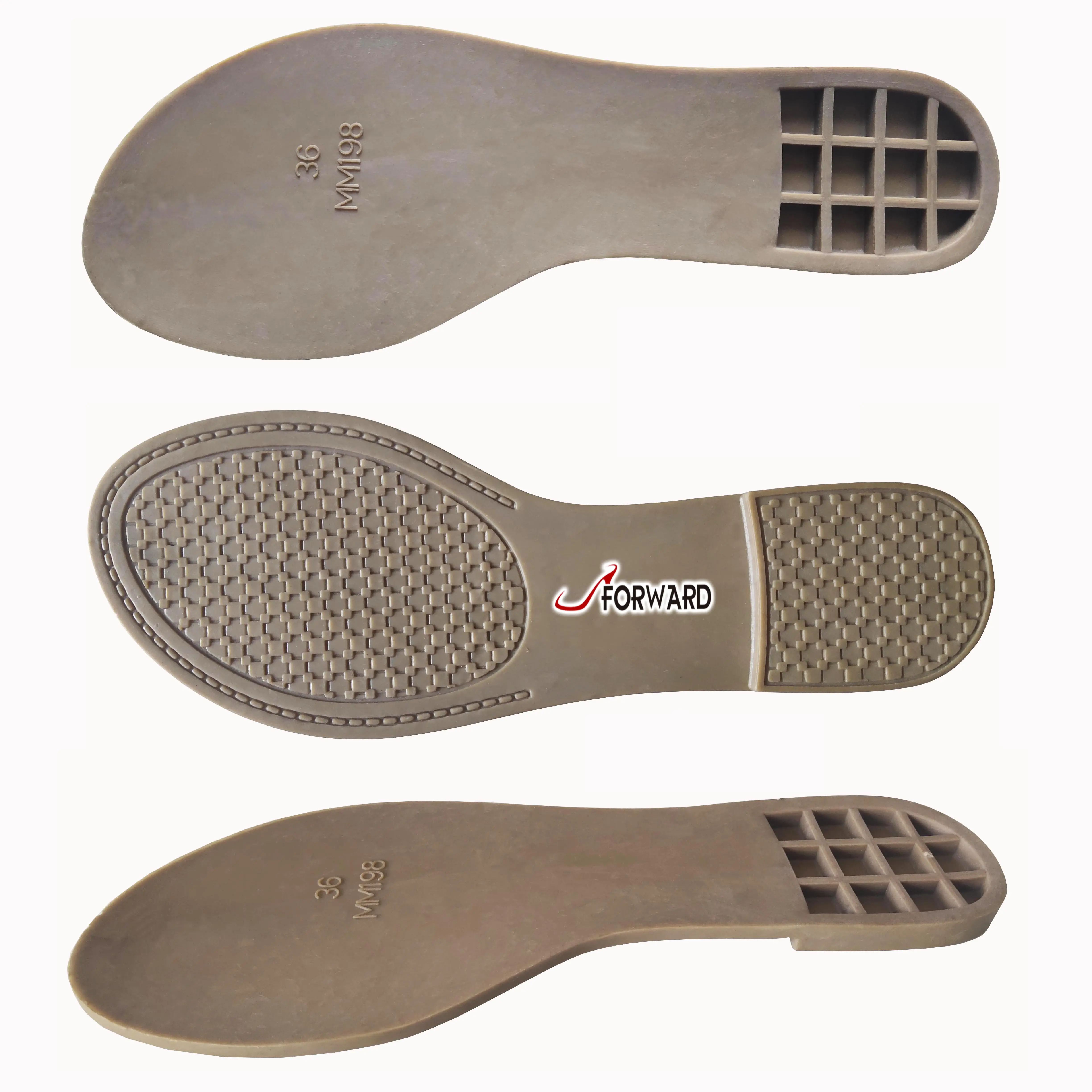 Manufacturer Flat Sandal Outsole from China Good Quality Design Round Toe Tpr Sole for Woman Causal Shoes Dressing Shoe