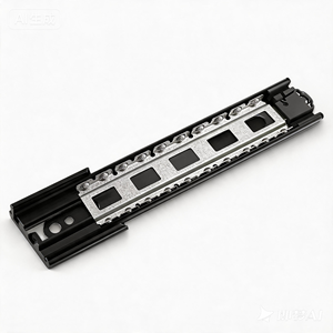 <span class=keywords><strong>Corredera</strong></span> <span class=keywords><strong>de</strong></span> Cajón <span class=keywords><strong>de</strong></span> Acero Laminado en Frío <span class=keywords><strong>de</strong></span> Grado Industrial, Resistente, <span class=keywords><strong>de</strong></span> 24 Pulgadas, Negra, con Sistema <span class=keywords><strong>de</strong></span> Apertura por Empuje y Cierre Suave para Gabinete - Product Image 1