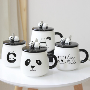 Seaygift-tazas de agua para niños, tazas de panda para viajes, dibujos animados, <span class=keywords><strong>3d</strong></span> - Product Image 5