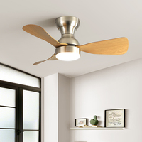 Vente chaude 2026 Nouveau Lustre ventilateur LED de luxe 28,3 pouces avec éclairage et ventilateur