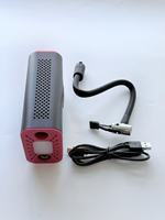 CEROHS Nouveau Compresseur d'Air Numérique Portable en Plastique pour Pneus de Voiture, Monocylindre, 150 PSI, 7.4V DC, Prise Allume-Cigare, CE