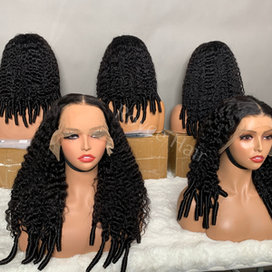 Perruques sans colle en cheveux humains bouclés Birmans, pré-coupées, densité 250%, avec cordon de serrage, perruques frontales en dentelle HD 7x5 pour femmes - Product Image 4