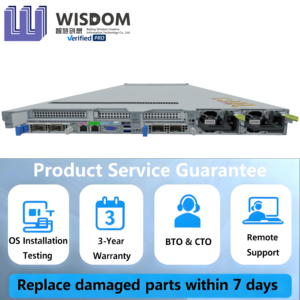 שרת מדף מקורי של Huawei XFusion FusionServer 1288H V6 1U בעל 2 שקעים, אחסון NAS, ענן אינטרנט, בינה מלאכותית, Deepseek, מחיר טוב, במלאי - Product Image 3