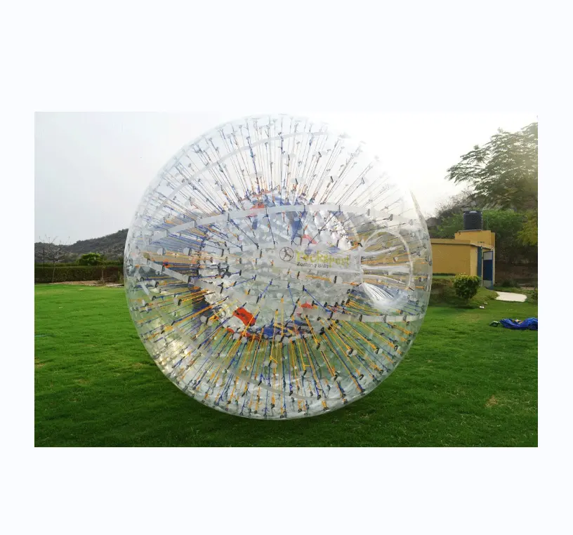 Palla per deambulatore d'acqua in PVC trasparente, palla d'acqua aqua per adulti