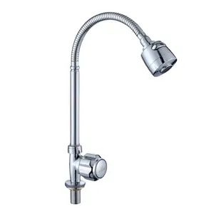 Hot Selling Cheap Zinc Kitchen Faucet Sink Taps With Wheel