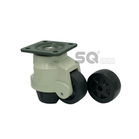 Pied Maître Roulettes Style Coréen GD-120 Heavy Duty Pied Maître Nylon Nivellement Réglable Roulette