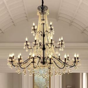 Lustre en cristal de style français, luxe léger - Product Image 4