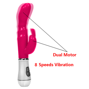 जी-स्पॉट क्लिटोकल उत्तेजक डिल्डो महिला खरगोश वाइब्रेटर - Product Image 3