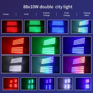 Luz LED de Ciudad de Color para Exteriores con Modo de Control DMX512, 88x10w, Doble Luz de Ciudad con Luz Auxiliar - Product Image 6