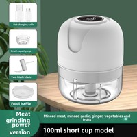 Topkeuzes Voor U Huishoudelijke Elektrische Knoflookpers Vleesmolen Duurzame Mini Food Processor Groente Knoflook Chopper Voor Keuken