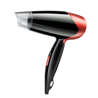 Sèche-cheveux pour le voyage et la maison Léger avec sèche-cheveux ionique négatif Pliant Secador De Cabelo Protection contre la surchauffe du vent
