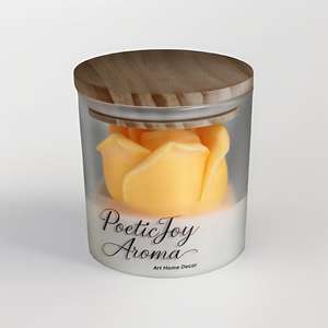 Bougie parfumée florale en stock, sans fumée, en cire de soja, cadeaux, faveurs de fête, articles décoratifs - Product Image 3