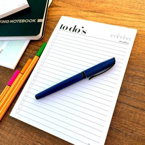 Bloc-notes professionnel personnalisé avec logo, détachable facilement, bloc-notes de poche imprimé, papeterie à feuilles mobiles pour hôtels et bureaux - Product Image 4