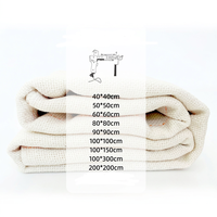 Rouleau de tissu 100 % polyester pour tufting, toile de moine, support de tapis, tissu satiné uni primaire pour pistolet à tufting DIY