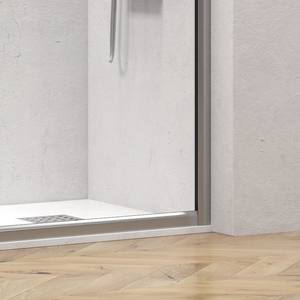 Kamalu KE-1000A argento opaco senza cornice box doccia 90x120 doppio scorrevole moderno rettangolare per bagno impermeabile dritto - Product Image 4