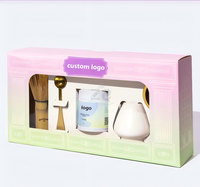 Thé Matcha Japonais, Fouet à Matcha, Porte-fouet en Céramique, Ensemble de Cérémonie Fait Main, Kit Personnalisé