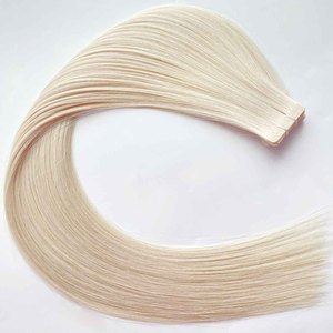 Extensioni per capelli con nastro adesivo 2026 di tendenza, prezzo di fabbrica, capelli Remy a doppia trama, extension a trama singola da un singolo donatore - Product Image 2